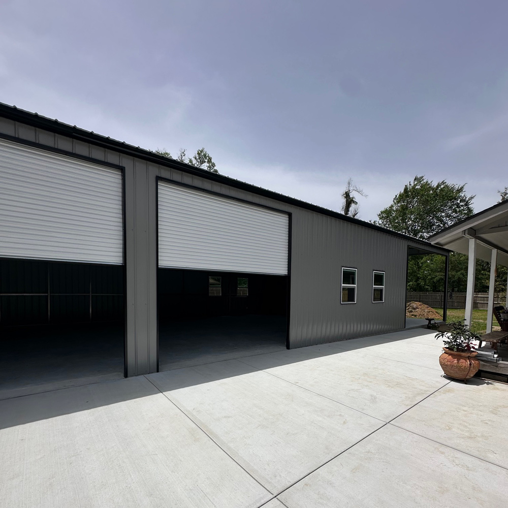 Metal garage installation metal garage installation