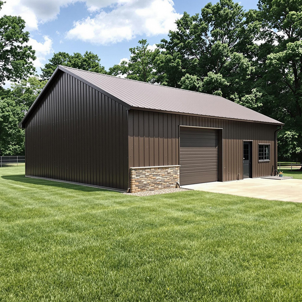 Residential metal building installation residential metal building installation